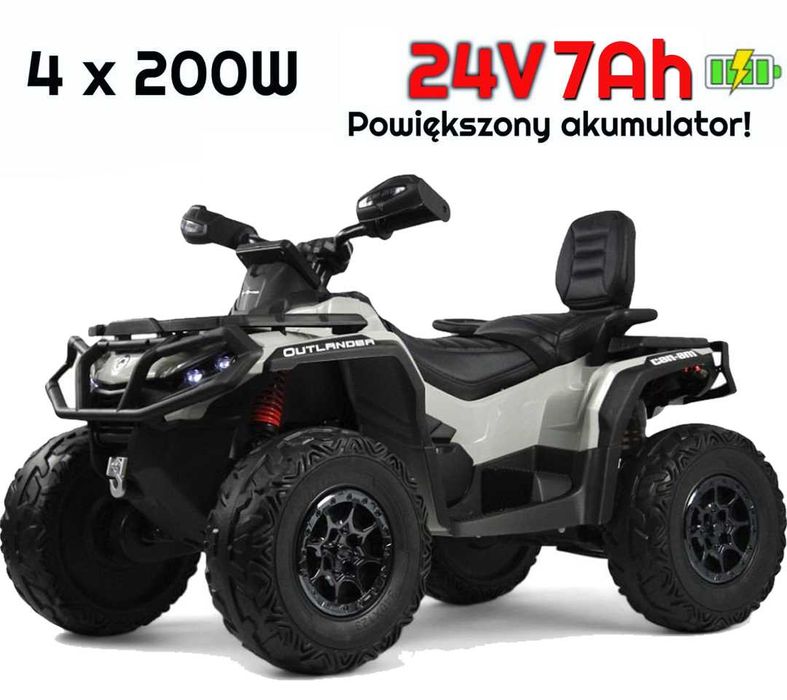 QUAD NA AKUMULATOR 24V dla dzieci 4x4 NOWOŚĆ 2025 Can-am outlander