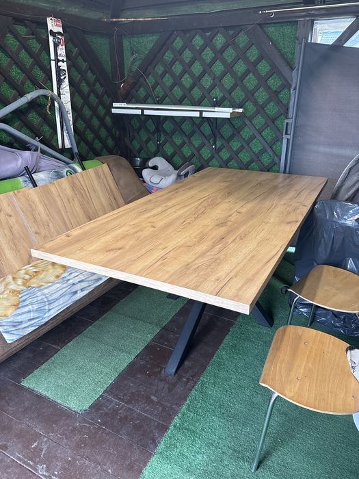 Komplet Stół Loft Pajak rozkladany 100x200/300 + 6 krzeseł