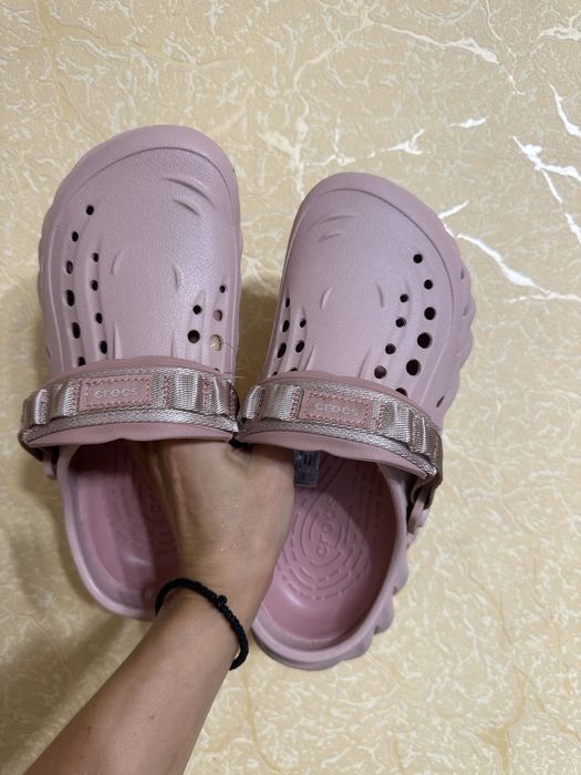 Crocs echo clog крокси рожеві 25 см w9 m7