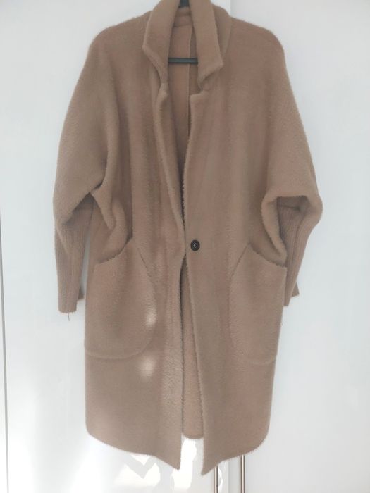 Płaszcz alpaka carmel