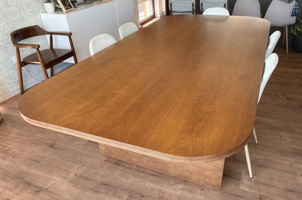 Mesa de Jantar/Reuniões Moderna - Grande Dimensão