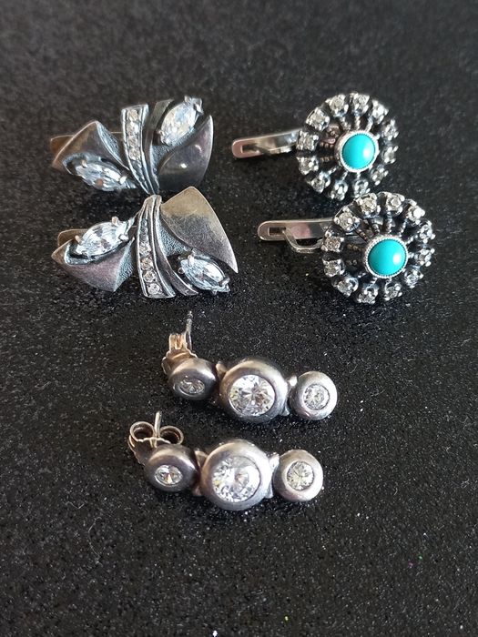 Серьги серебро 925проба