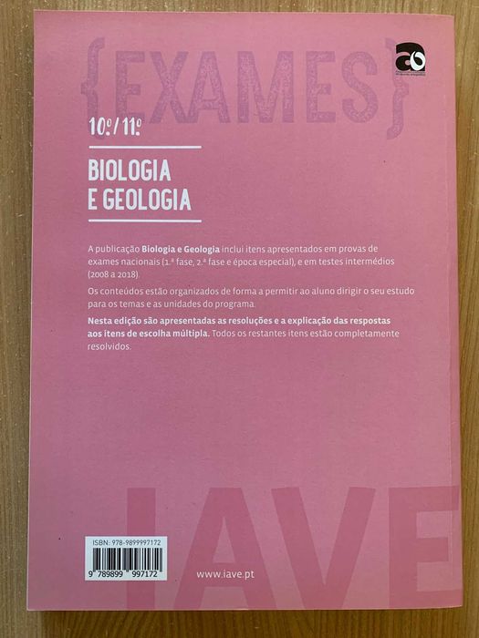 Livros IAVE FQ e BG (edição 2018/19)