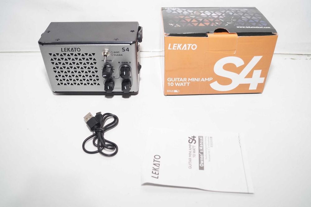 LEKATO S4 Mini Wzmacniacz gitarowy przenośny głośnik 10W AUX Bluetooth