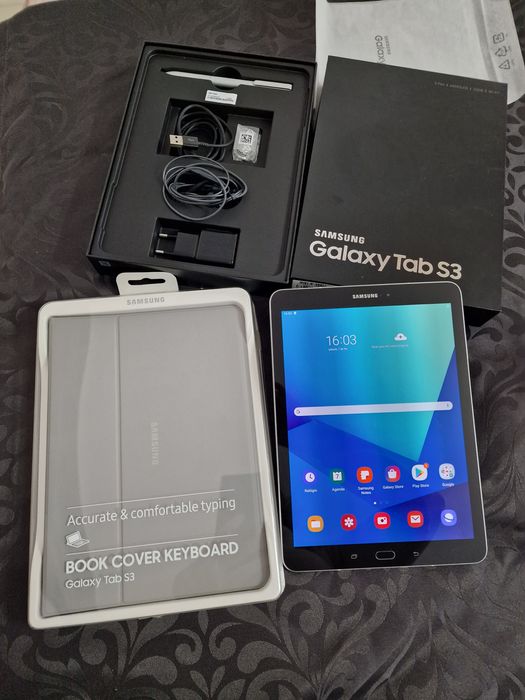 Tablet Samsung Galaxy Tab S3 9,7" + S Pen + Capa Teclado + Acessórios