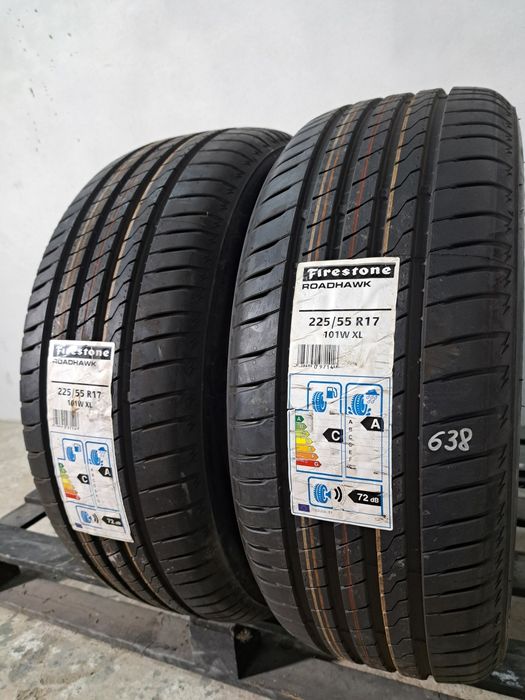 Шини колеса 225 55 R17 FIRESTONE RoadHawk резина покришки Літо нові