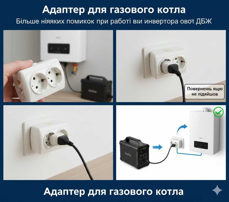 Адаптер для котла.  Нуль для запуску котла!