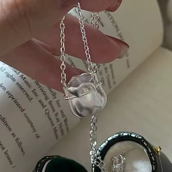 Срібний кулон мішечок Tiffany на ланцюжку