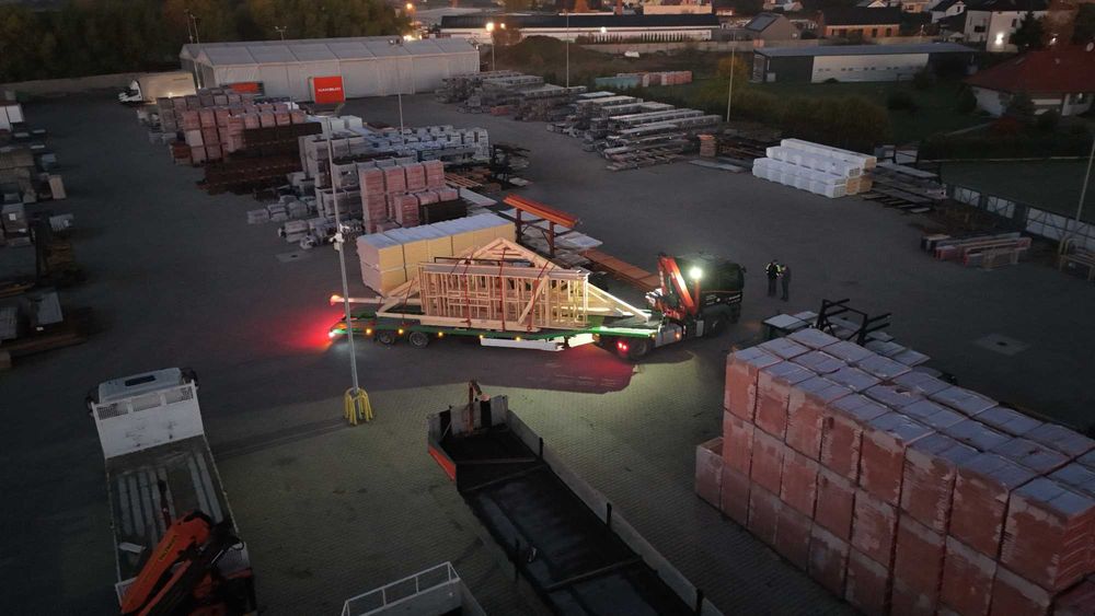 Wiązary dachowe prefabrykaty dachowe projekt produkcja montaż Wrocław