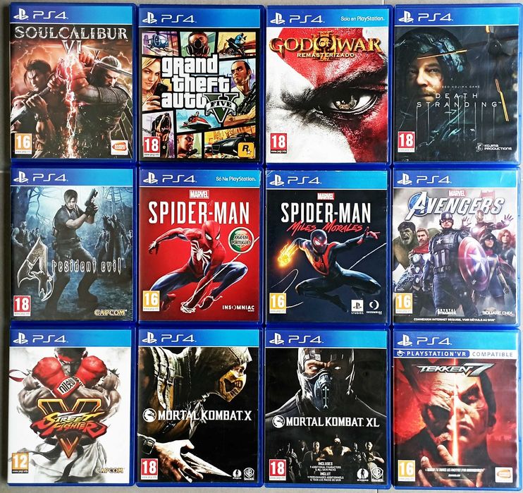 Jogos Playstation 4 (PS4) (PS5)