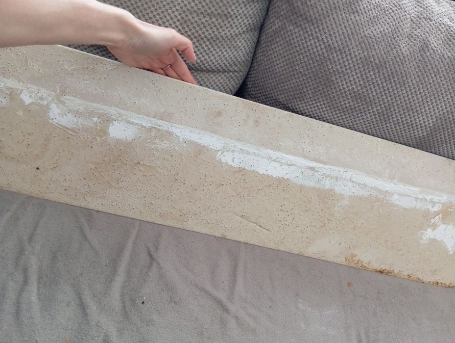 Parapet konglomerat 96x25 cm beżowy piaskowy