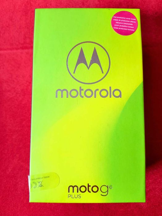 Smartfon Motorola Moto G 6 Plus 4/64 GB Dual SIM błękitny+ 2 szt. etui