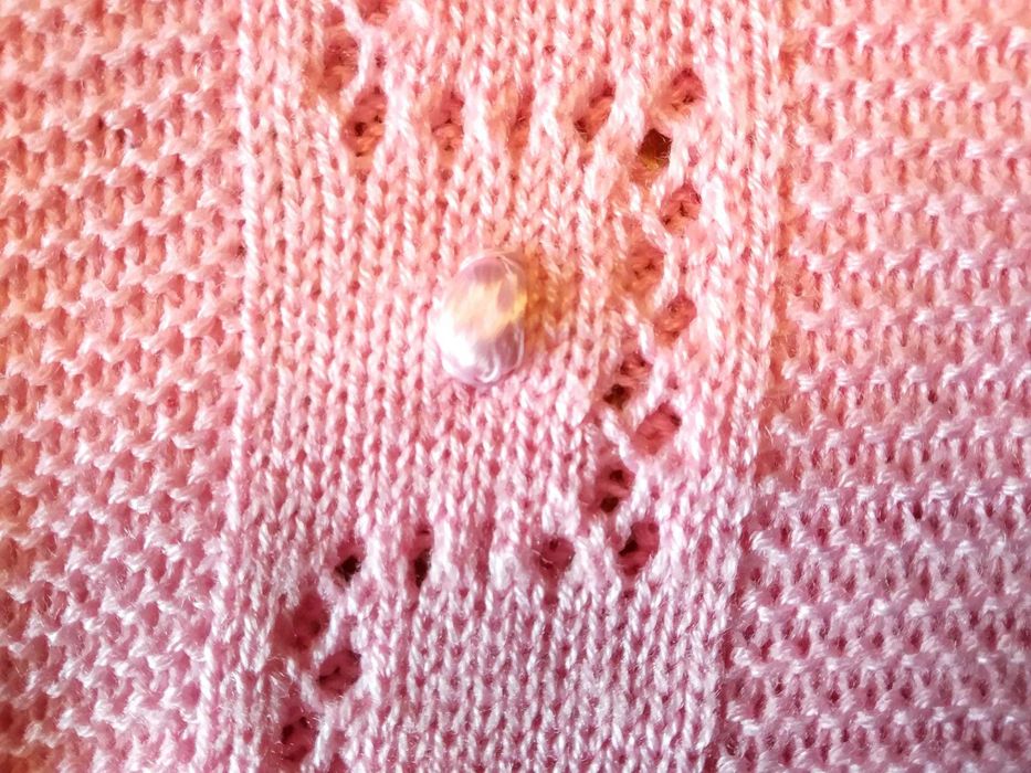 (NOVO, PORTES GRÁTIS) Casaco de Algodão de Bebé (3-6 meses) - Rosa