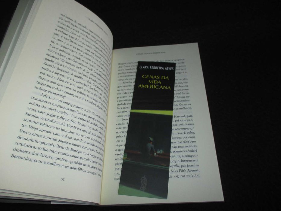 Livro Cenas da Vida Americana Clara Ferreira Alves