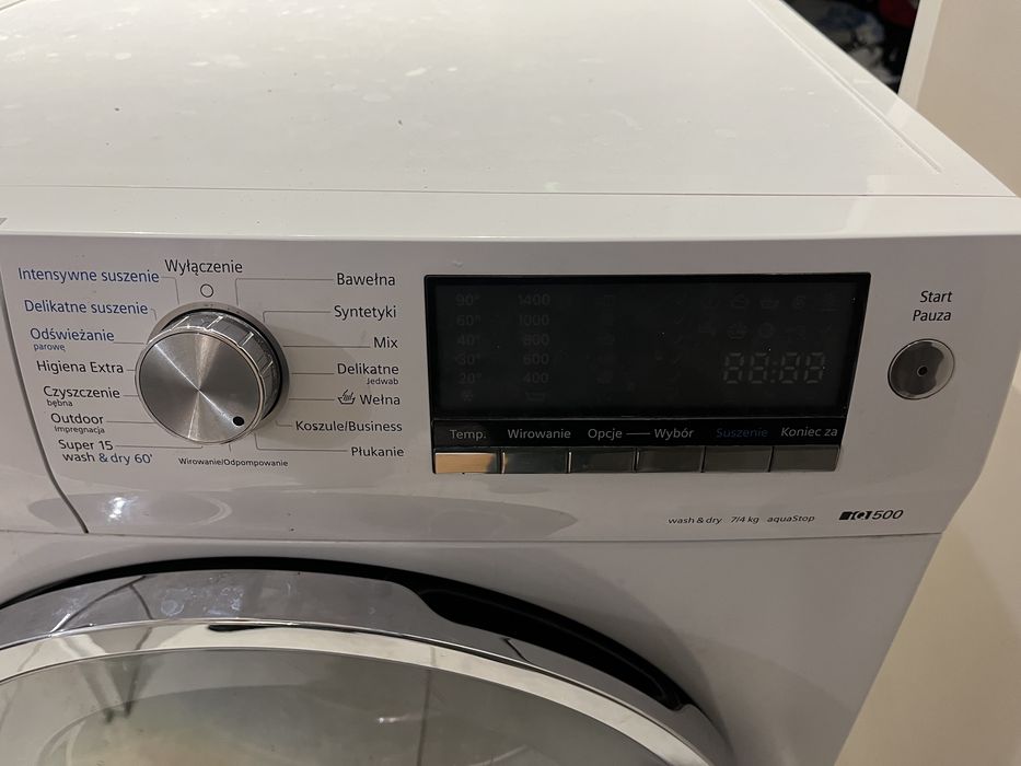 Pralko-suszarka siemens iq500 na czesci lub cala. Wd14h420pl