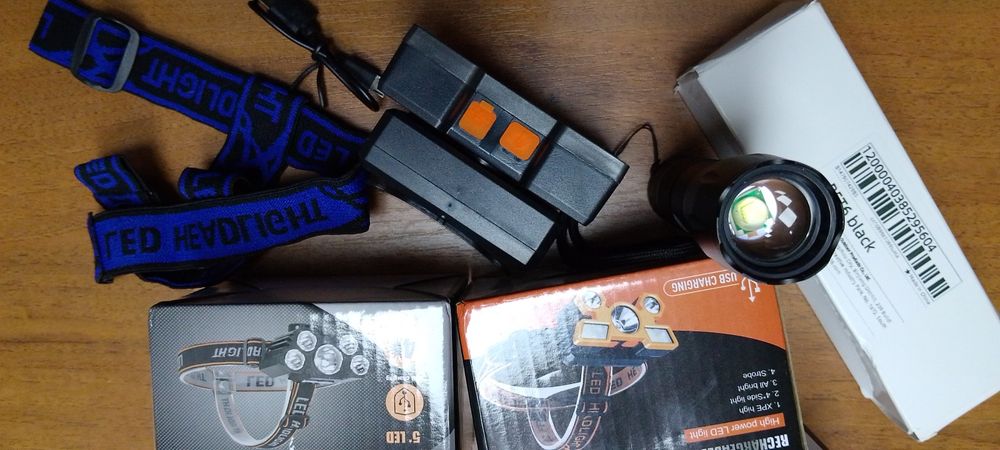 LED фонари налобні та інші. Вартість будь-якого 130 грн.