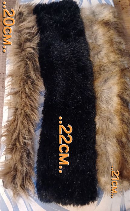 Мех-опушка 100% чернобурка на капюшон,мех на воротник.