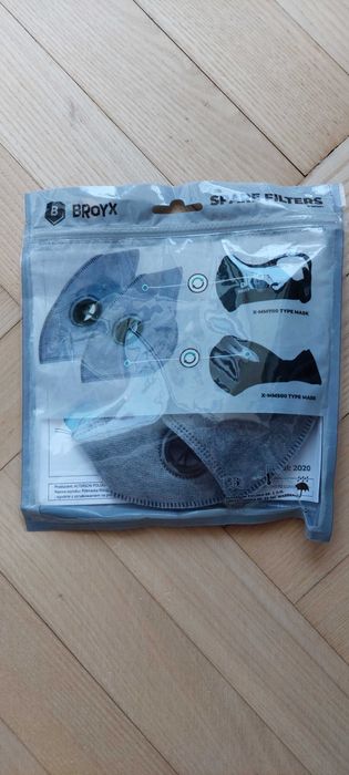 Filtry do maski antysmogowe BROYX 10 szt