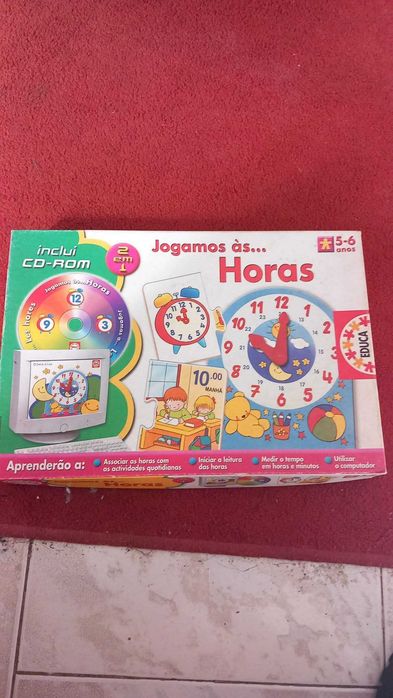 Jogo educativo “Jogamos às Horas” 5-6 anos