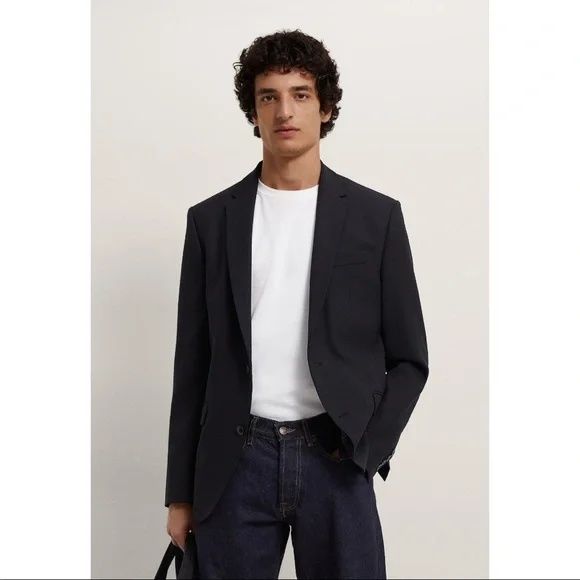 ZARA garnitur wełniany z teksturą r.48 (38) - stan idealny