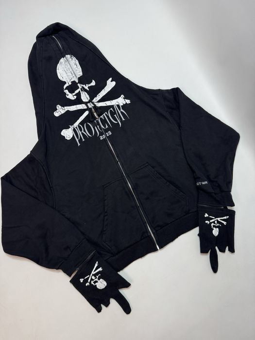 Зіп худі Grailz Project G/R x MasterMind Skull M L ERD Zip up hoodie