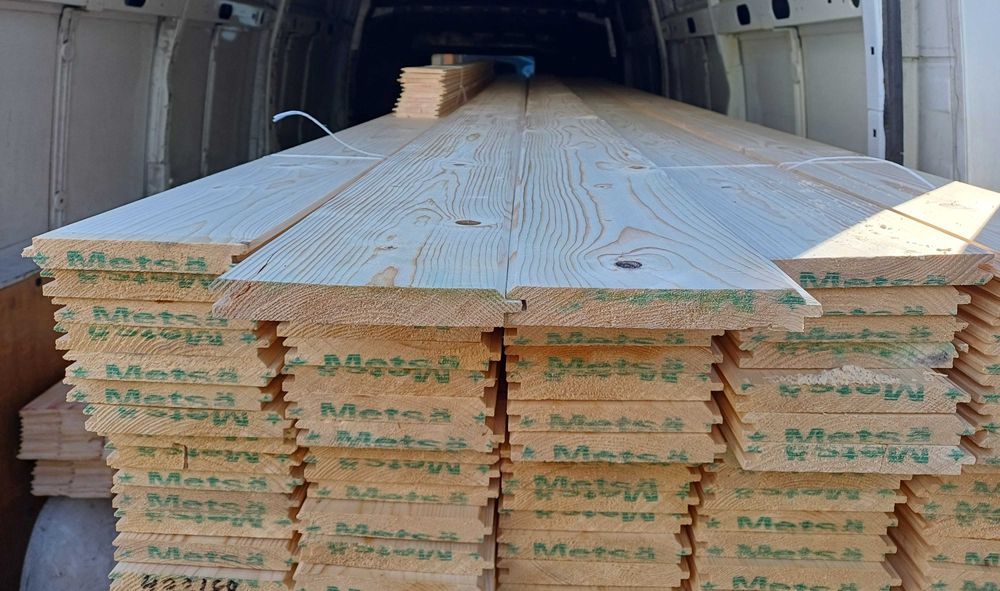 Deska elewacyjna tarasowa podłogowa półbal szalówka podbitka boazeria