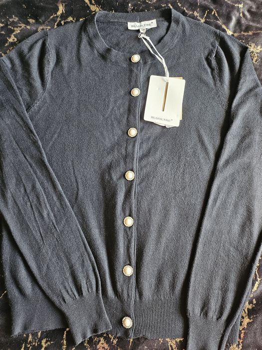 Sweter bizuteryjny czarny