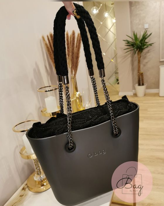 OBAG O BAG mini grafit. Nowy zestaw by Patt faktura