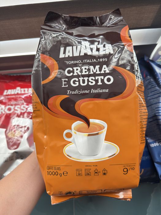 Lavazza Crema e Gusto Tradizione Italiana 1 кг (зерно) лаваца оро крема кава зернова