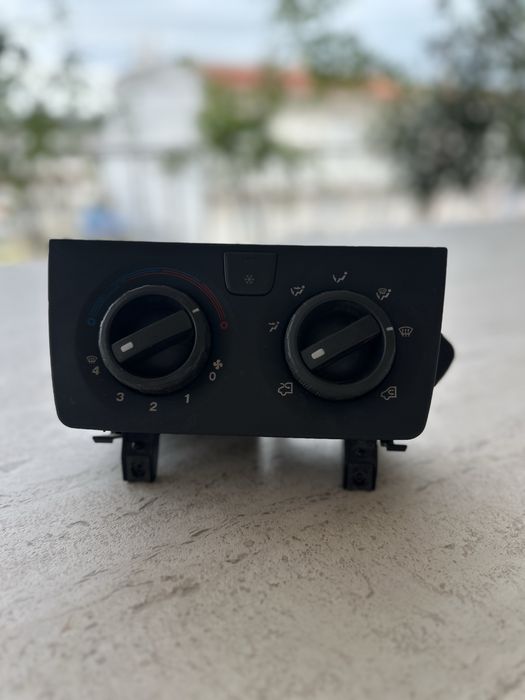 Painel de controlo do aquecimento e ventilação carro