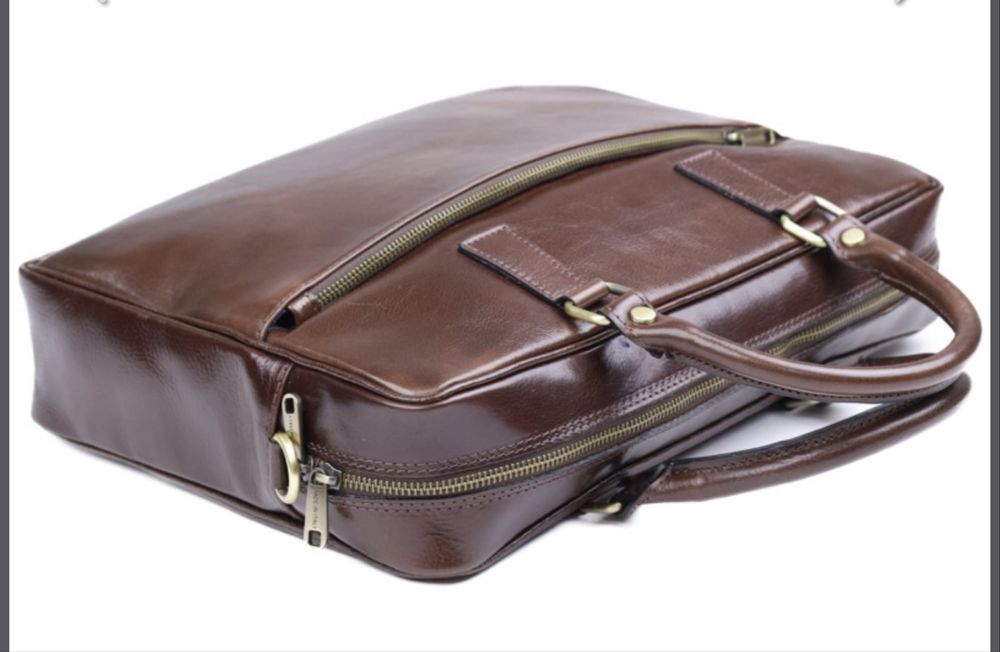 Сумка под ноутбук Портфель кожаный Чоловіча сумка під ноутбук шкіряна