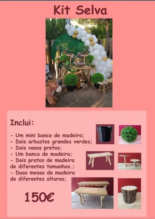 Material para festa, kits completos! Para vender,faça já a sua festa!