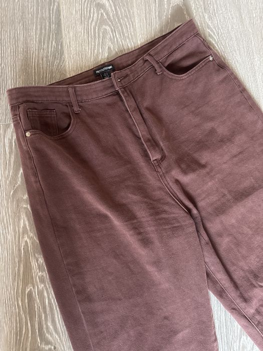 Коричневі джинси 44 розмір