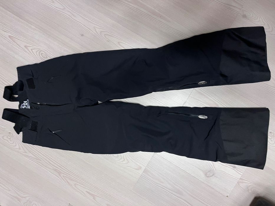 Зимові чорні лижні штани Decathlon,стан нового. (153-160см)-на 12років