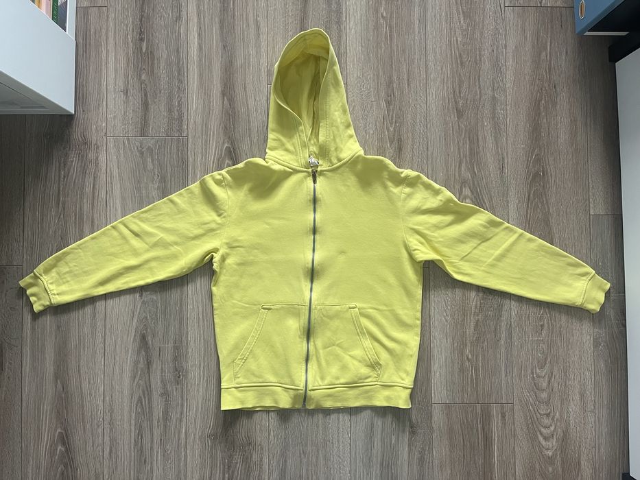 żółta bluza z kapturem H&M