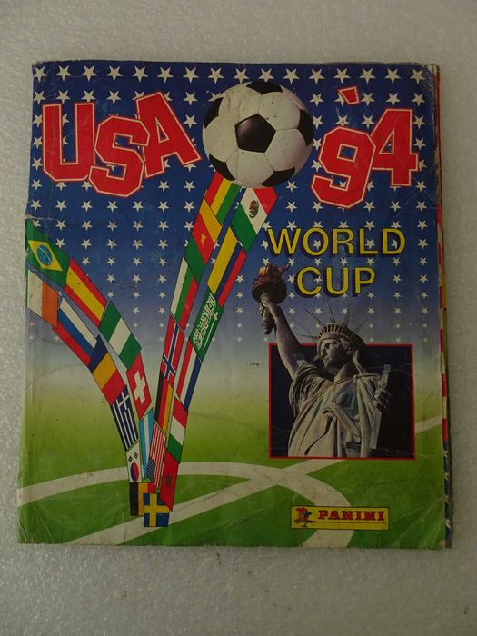 Caderneta de cromos de futebol USA 94 Panini (faltam 10 cromos)