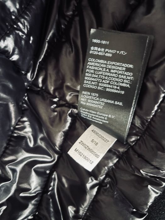 Dluga kurtka bomber Calvin Klein S