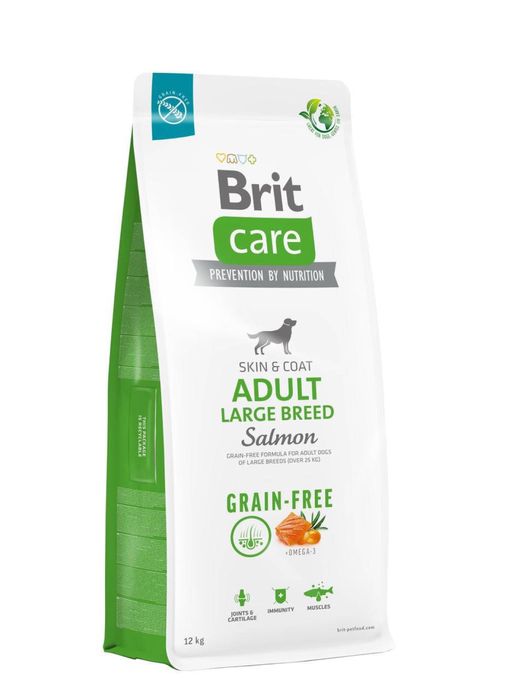 Brit Care Dog GF Adult Large Breed для собак великих порід лосось 12кг