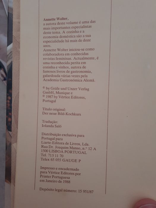 Coleção 6 livros"Curso da cozinha moderna"