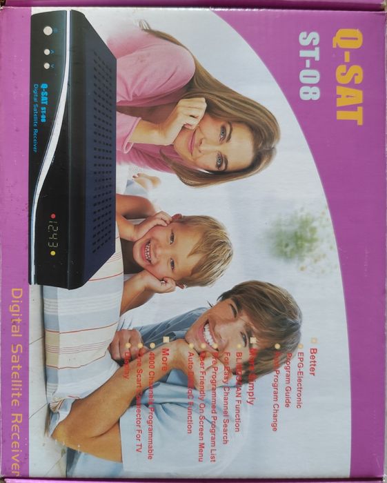 Тюнер,  супутниковий ресівер,  Q-SAT ST-08