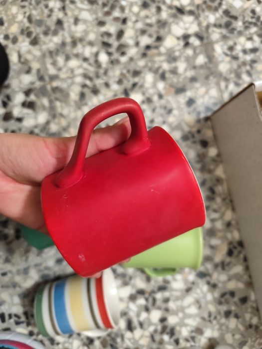 Zestaw 6 kubków ceramicznych