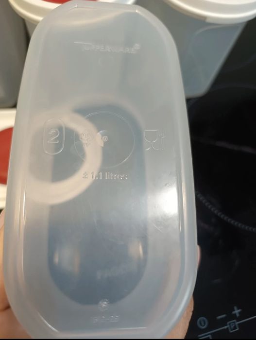 Conjunto 5 caixas Tupperware