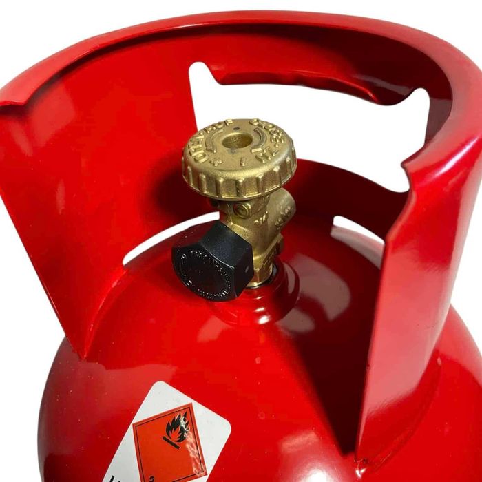 Металевий газовий балон Safegas 12.3л (вентиль із запобіжним клапаном)