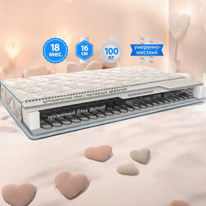 Матрас двуспальный 140×200.  160×200