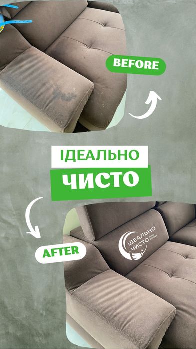 Хімчистка меблів, матраців, диванів, крісел, пуфів, ковролін.