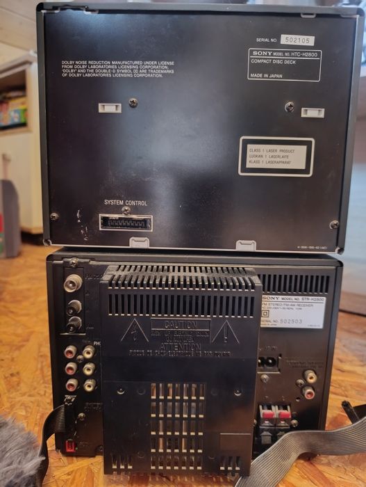 Wieża SONY płyty radio kasety