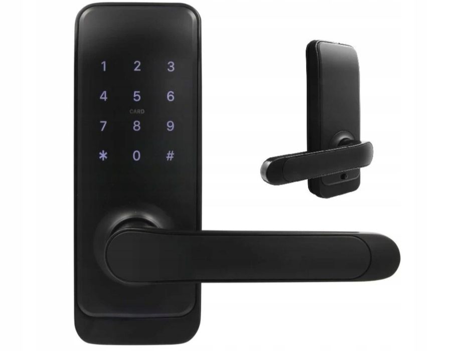 Eura inteligentna Klamka z kontrolerem dostępu Elh-51H4 Czarna Nowa