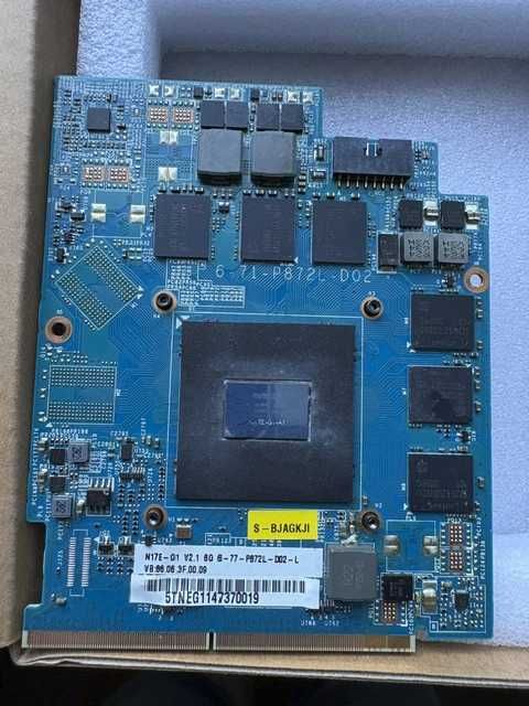 Продам видеокарту Clevo geforce GTX1060 g-sync под ремонт или донора