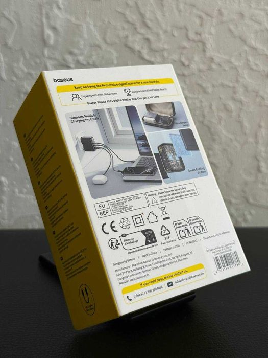 Зарядний пристрій Baseus PicoGo AE21 100W | 3 порти | Швидка зарядка