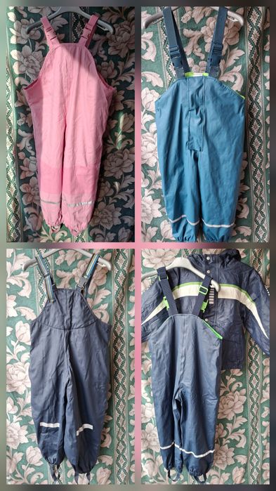 110/116Дощовик Грязепруф напів комбінезон дитячий